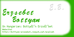 erzsebet bottyan business card